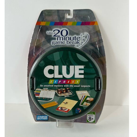 Clue Express, 20 Minute Game Break, ages 8+, Travel Board Game, NIB - Picture 1 of 3